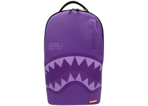 Sprayground Purple Shark Central DLXVs Backpack Purple