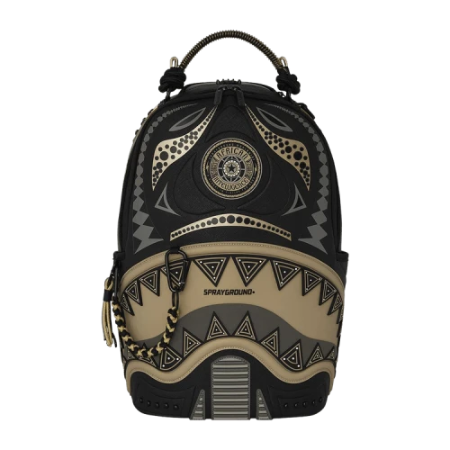Sprayground A.I. African Intelligence Sharks Of The Gold Ocean Backpack 'Multicolor'