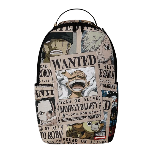 Sprayground One Piece Wanted Shark Posters Backpack 'Multicolor'