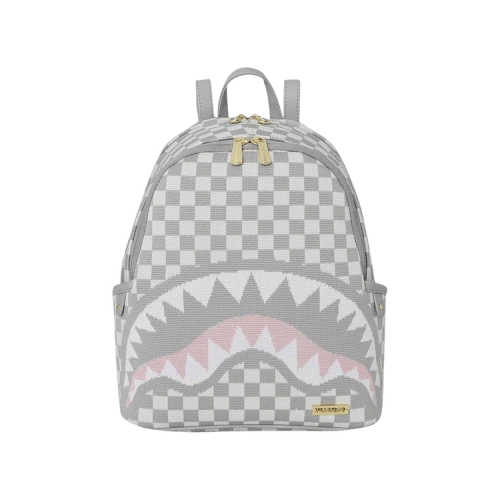 Sprayground Knit Sharks In Paris In Cream Savage Backpack Multicolor