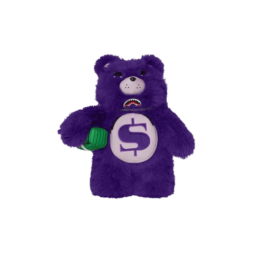 Sprayground Furzilla Shark Moneybear Backpack 'Purple'