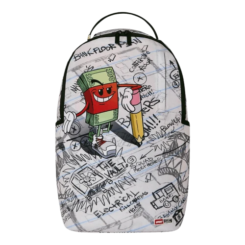 Sprayground Money Boy Schematics Backpack 'Multicolor'