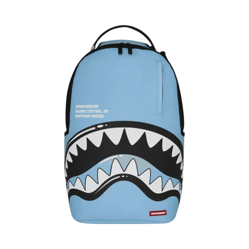 Sprayground Shark Central Bubble Shark Backpack 'Sky Blue'
