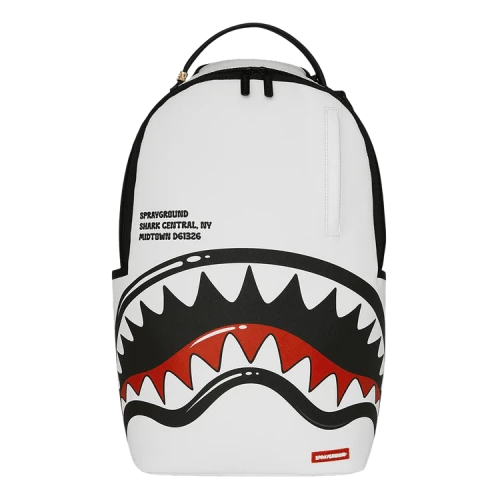 Sprayground Shark Central Bubble Shark Backpack 'White'