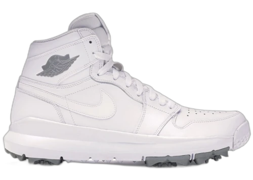 Jordan 1 Retro Golf Cleat White Metallic