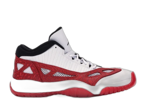 Jordan 11 Retro Low IE White Gym Red (GS)