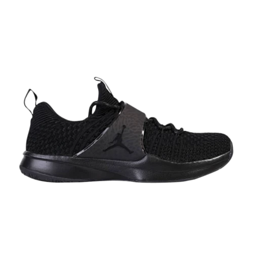 Jordan Trainer 2 Flyknit Black Metallic Silver