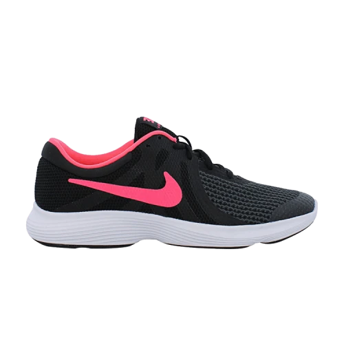 (GS) Nike Revolution 4 'Black Racer Pink'