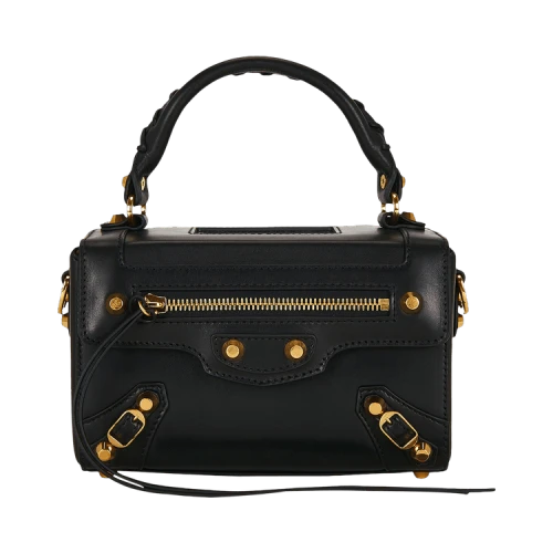 Balenciaga Le City Sleek Box Bag 'Black/Ruby'