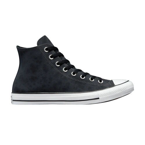 Converse Chuck Taylor All Star Distressed Leather High 'Dark Smoke Grey Black'