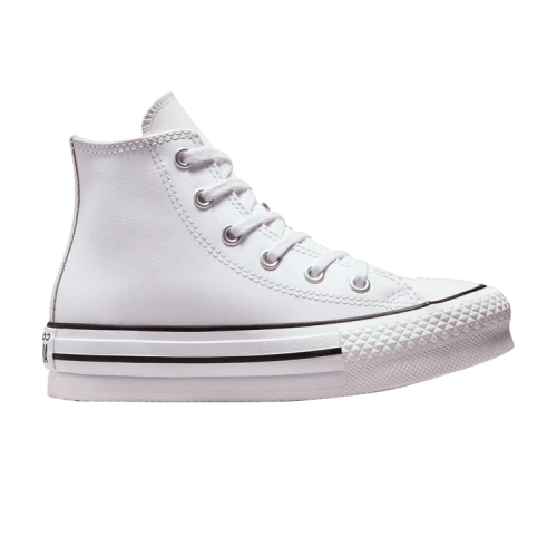 Converse Chuck Taylor All Star Lift Platform Leather High 'White Natural Ivory'