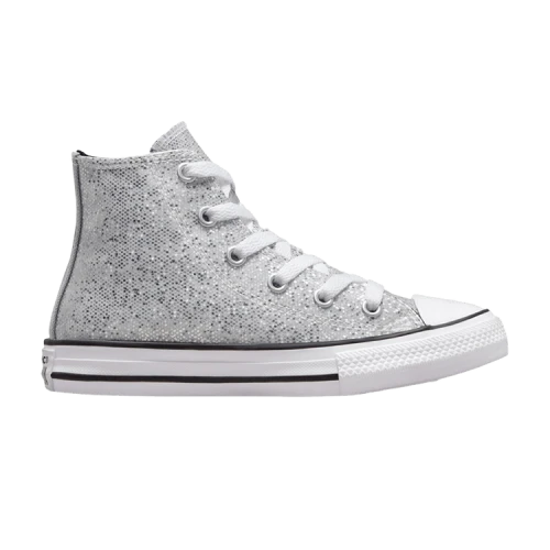 Converse Chuck Taylor All Star High PS 'Glitter - Silver'