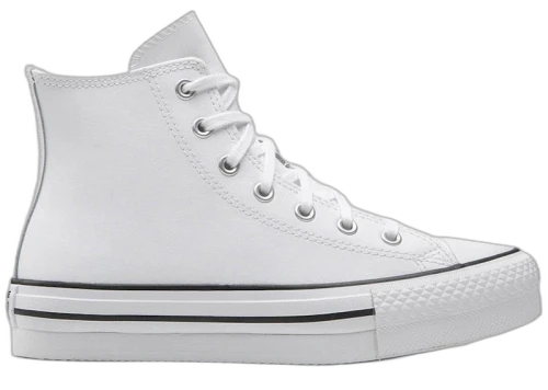 Converse Chuck Taylor All Star Eva Lift Hi Leather White Natural Ivory