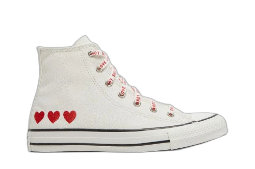 Chuck Taylor All Star High GS 'Embroidered Hearts'