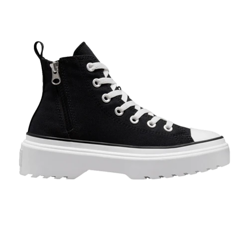 Converse Chuck Taylor All Star Lugged Lift Platform High GS 'Black White'