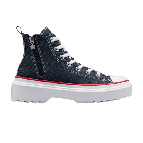 Converse Chuck Taylor All Star Lugged Lift Platform High GS 'Retro Denim'