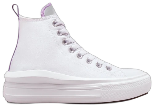Converse Chuck Taylor All Star Move Platform Hi White Pixel Purple (GS)