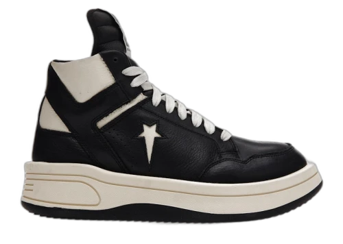 Converse TURBOWPN Mid Rick Owens DRKSHDW Black Cloud Cream