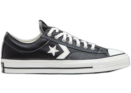 Converse Star Player 76 Fall Leather Black White