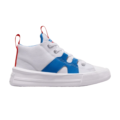 Converse Chuck Taylor All Star Ultra Mid PS 'Foundational Canvas - White Blue Slushy'
