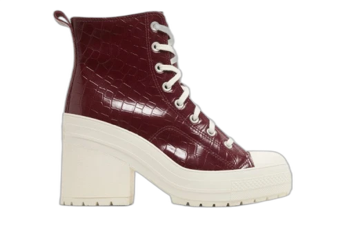 Converse Chuck 70 De Luxe Heel High 'Embossed Crocodile - Cabernet'