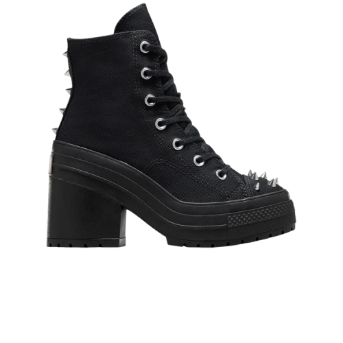 Converse Chuck 70 De Luxe Heel Platform High 'Studded - Black' (Women's)