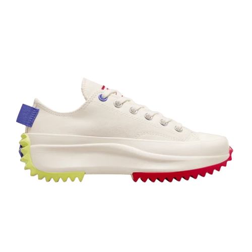Converse Run Star Hike Platform Low 'Egret Blue Flame Red'