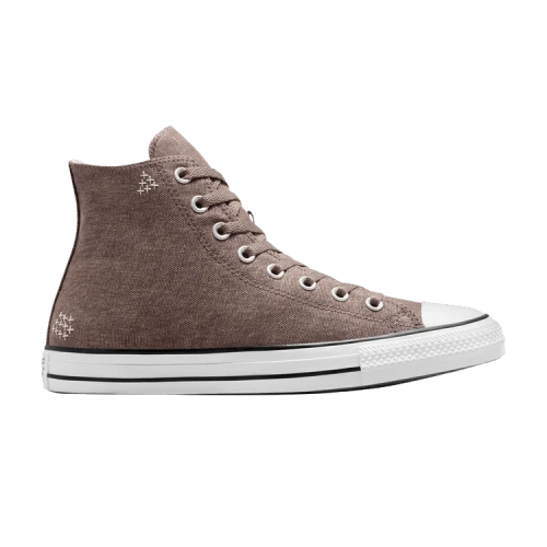 Converse Chuck Taylor All Star High 'Boro Stitch - Pure Pumice Brown'