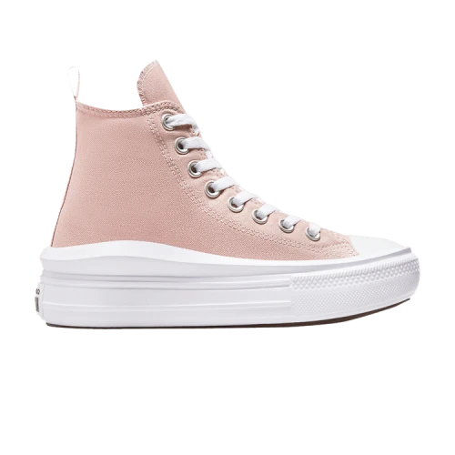 Converse Chuck Taylor All Star Move Platform High GS 'Static Pink'