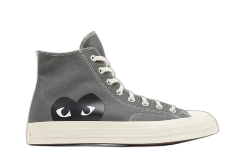 Converse Comme des Garçons PLAY x Chuck 70 High 'Steel Gray' 2023
