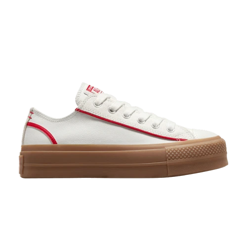 Converse Chuck Taylor All Star Lift Platform Low 'Egret Red Gum' (Women's)