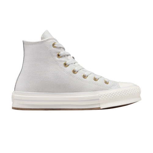 Converse Chuck Taylor All Star EVA Lift Platform High GS 'Tonal Canvas - Barely Grey'
