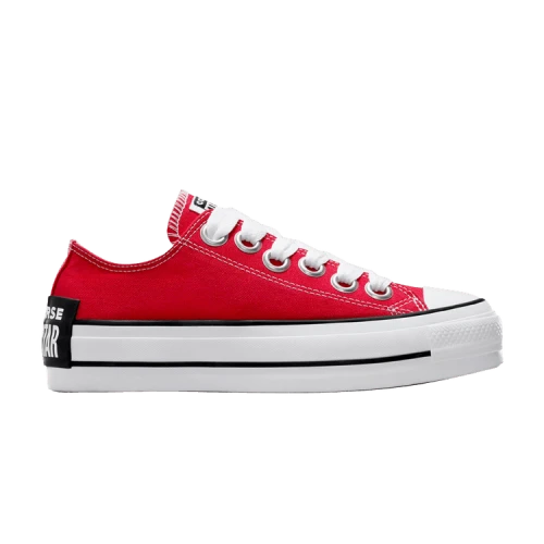 Converse Chuck Taylor All Star Lift Platform Low 'Sketch - Red' (Women's)
