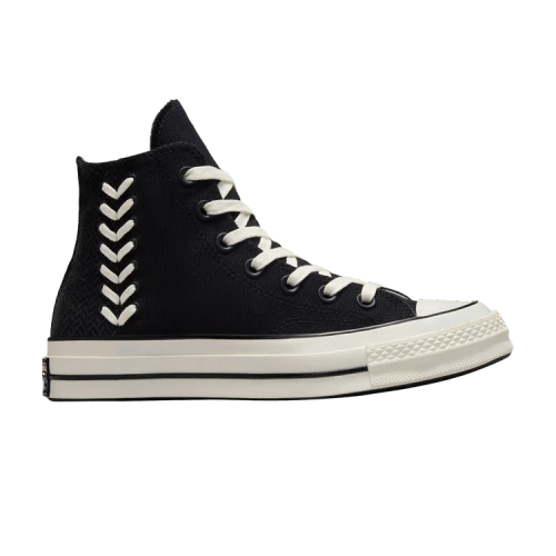 Converse Chuck 70 High 'Crafted Laces - Black Egret' (Women's)