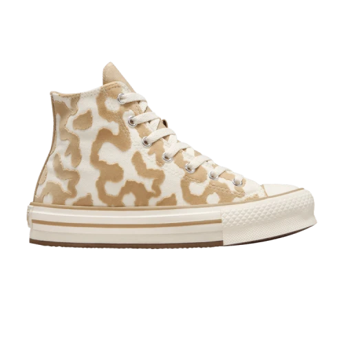 Converse Chuck Taylor All Star EVA Lift High GS 'Leopard'