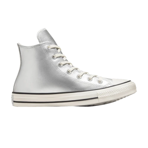 Converse Chuck Taylor All Star High 'Metallic Leather - Silver' (Women's)