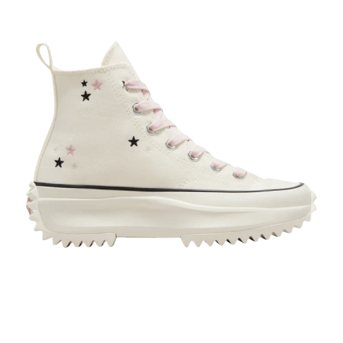 Converse Run Star Hike Platform High 'Embroidered Stars - Egret Lotus Pink'