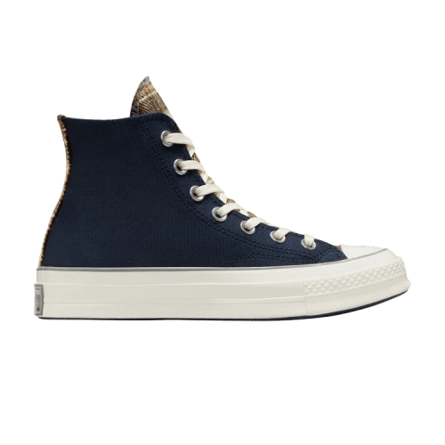 Converse Chuck 70 High 'Canvas & Plaid - Obsidian' (Women's)