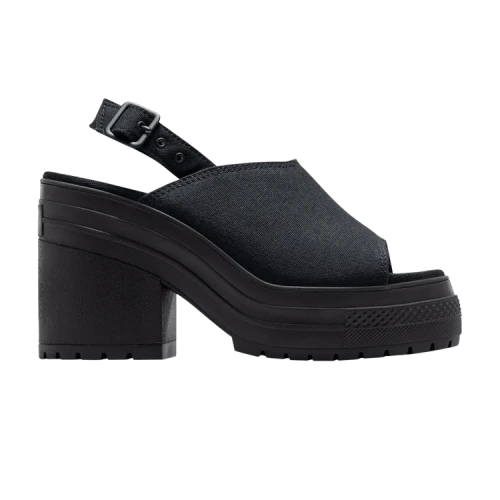 Converse Chuck 70 De Luxe Heel Platform Sandal 'Black White' (Women's)