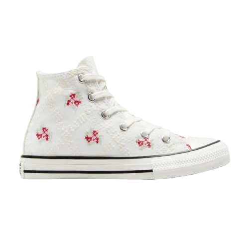 Converse Chuck Taylor All Star High PS 'Cross Stitch Roses'