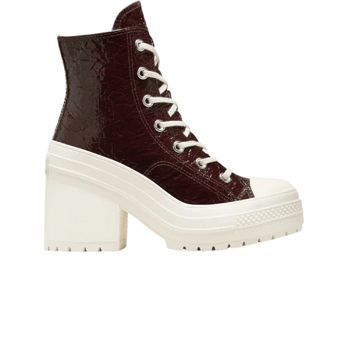 Converse Chuck 70 De Luxe Heel High 'Crinkle Leather - Bloodstone' (Women's)