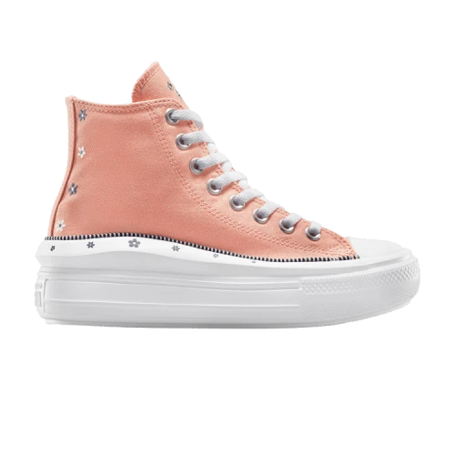 Converse Chuck Taylor All Star Move Platform High 'Petite Petals - Vintage Peach' (Women's)