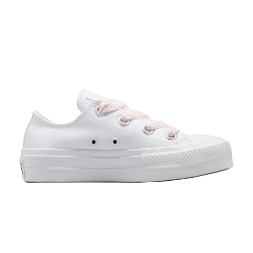 Converse Chuck Taylor All Star Lift Platform Low 'Crochet Laces - White Blush Hush' (Women's)