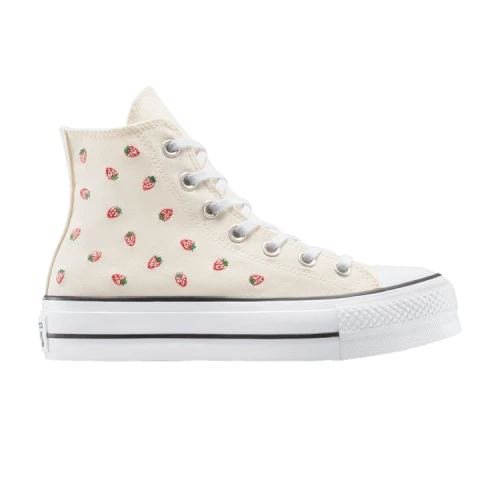 Converse Chuck Taylor All Star Lift Platform High 'Embroidered Strawberries' (Women's)