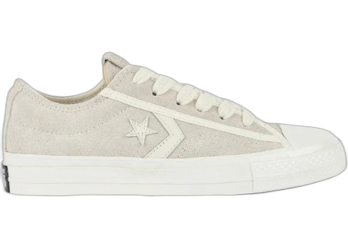 Converse Star Player 76 Low Suede Egret Vintage White