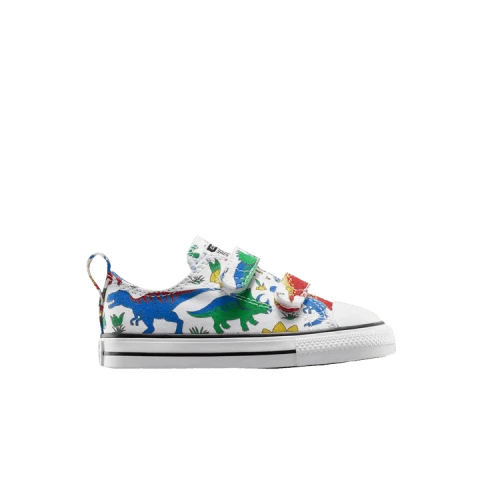 Converse Chuck Taylor All Star EasyOn Low TD 'Dino Party - Totally Blue Enamel Red'