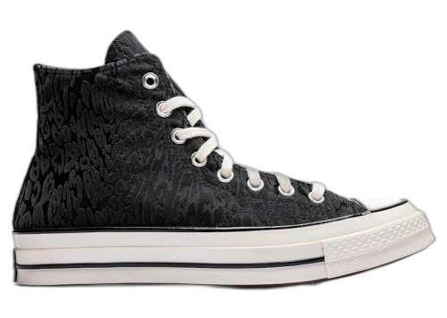 Converse Chuck 70 Hi Black Satin Leopard