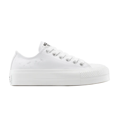 Converse Chuck Taylor All Star Lift Platform Low 'Embroidered Flowers' (Women's)