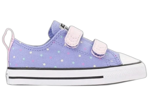 Converse Chuck Taylor All Star 2V Purple Polka Dot (TD)