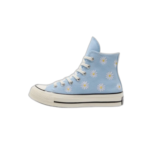 Converse Chuck 70 High 'Embroidered Daisies - Blue It'